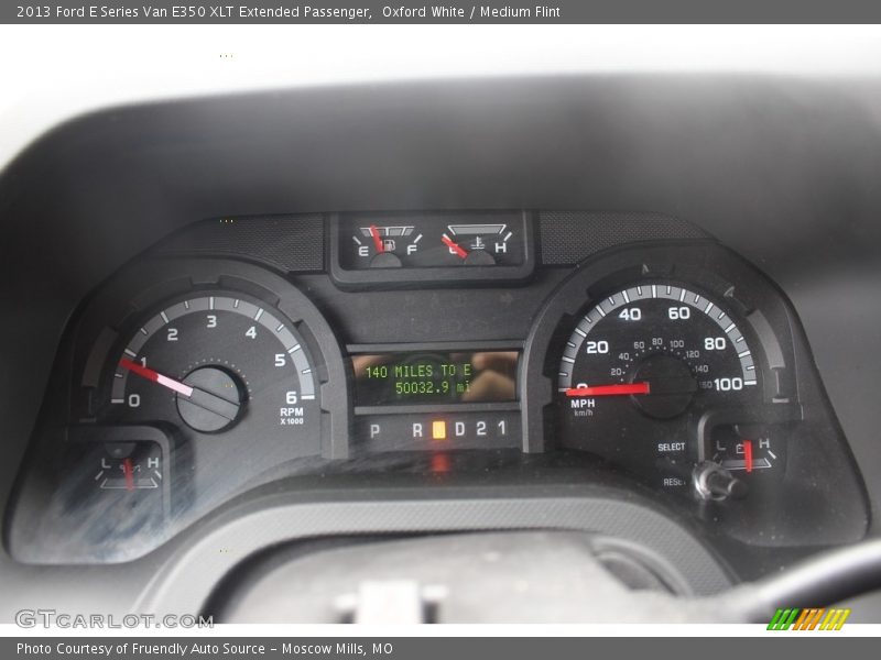 Oxford White / Medium Flint 2013 Ford E Series Van E350 XLT Extended Passenger