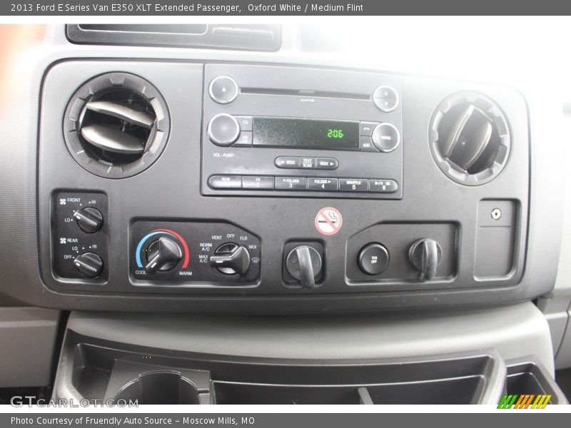 Oxford White / Medium Flint 2013 Ford E Series Van E350 XLT Extended Passenger