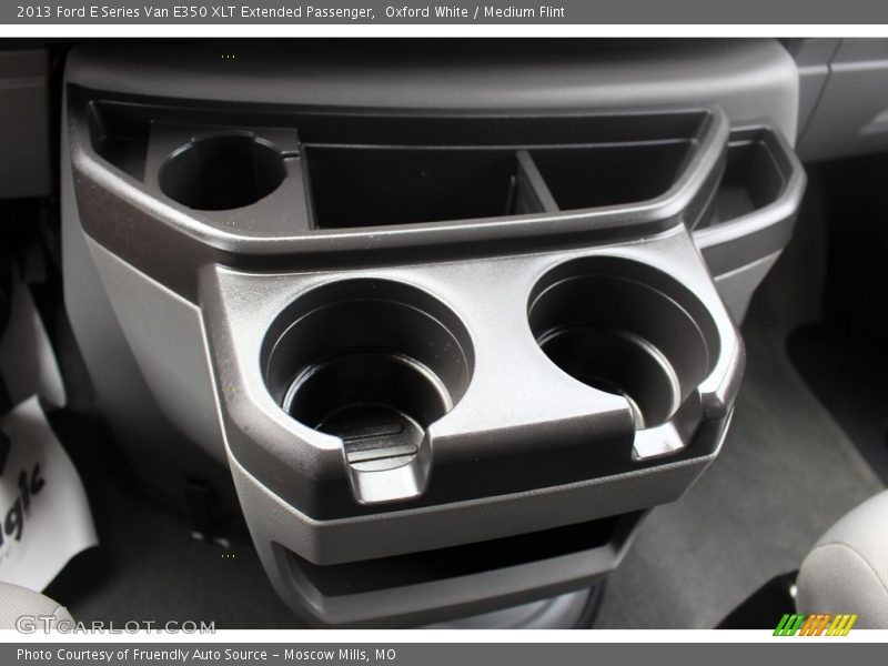 Oxford White / Medium Flint 2013 Ford E Series Van E350 XLT Extended Passenger