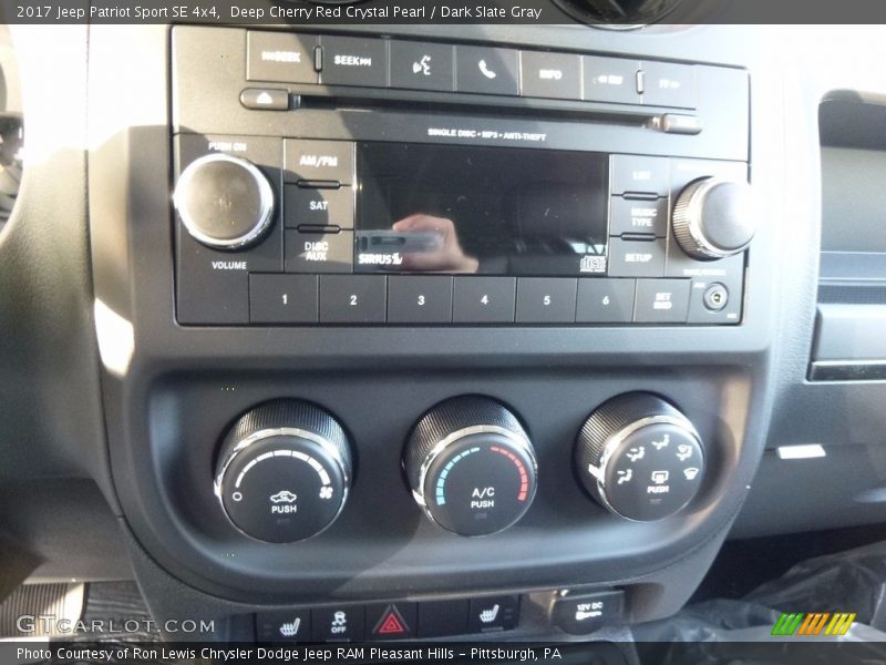Deep Cherry Red Crystal Pearl / Dark Slate Gray 2017 Jeep Patriot Sport SE 4x4
