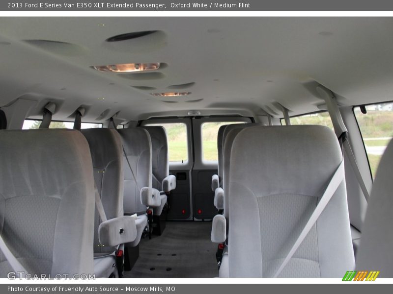 Oxford White / Medium Flint 2013 Ford E Series Van E350 XLT Extended Passenger
