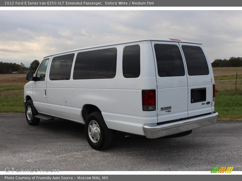 Oxford White / Medium Flint 2013 Ford E Series Van E350 XLT Extended Passenger