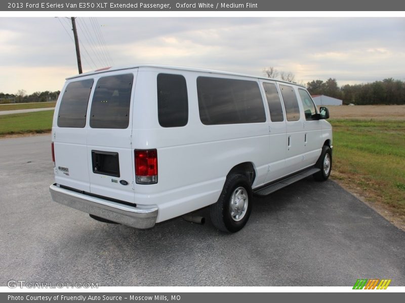 Oxford White / Medium Flint 2013 Ford E Series Van E350 XLT Extended Passenger