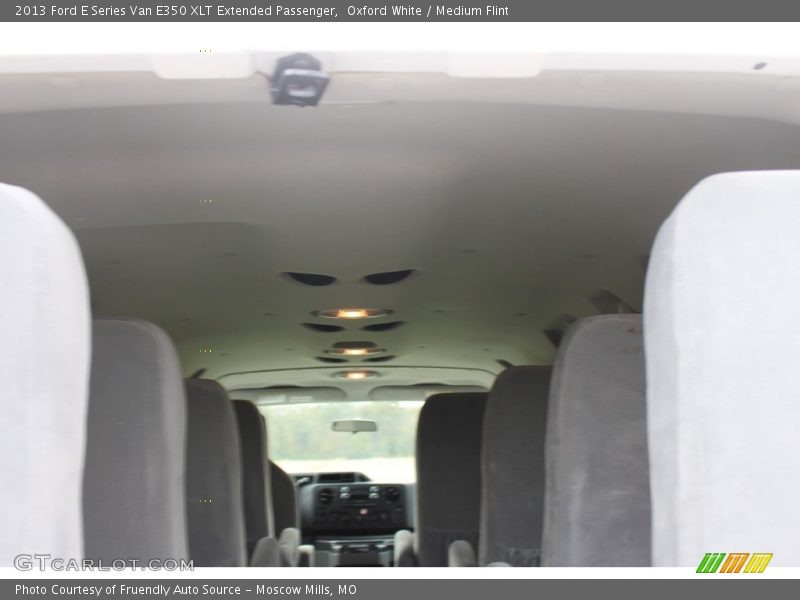 Oxford White / Medium Flint 2013 Ford E Series Van E350 XLT Extended Passenger