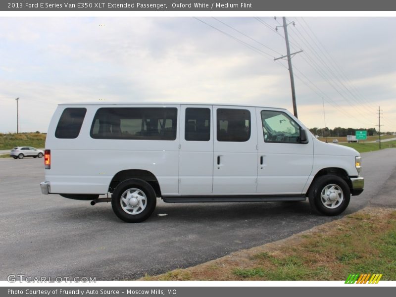 Oxford White / Medium Flint 2013 Ford E Series Van E350 XLT Extended Passenger