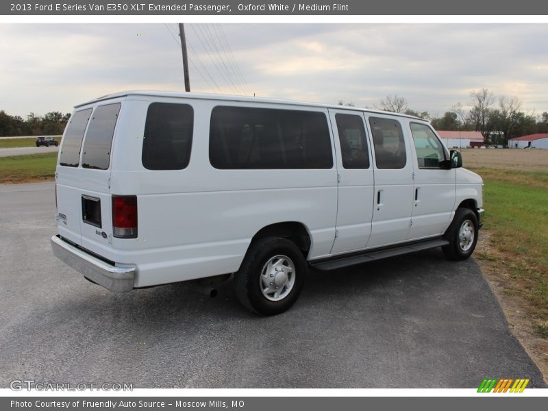 Oxford White / Medium Flint 2013 Ford E Series Van E350 XLT Extended Passenger