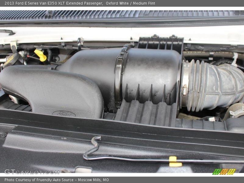 Oxford White / Medium Flint 2013 Ford E Series Van E350 XLT Extended Passenger