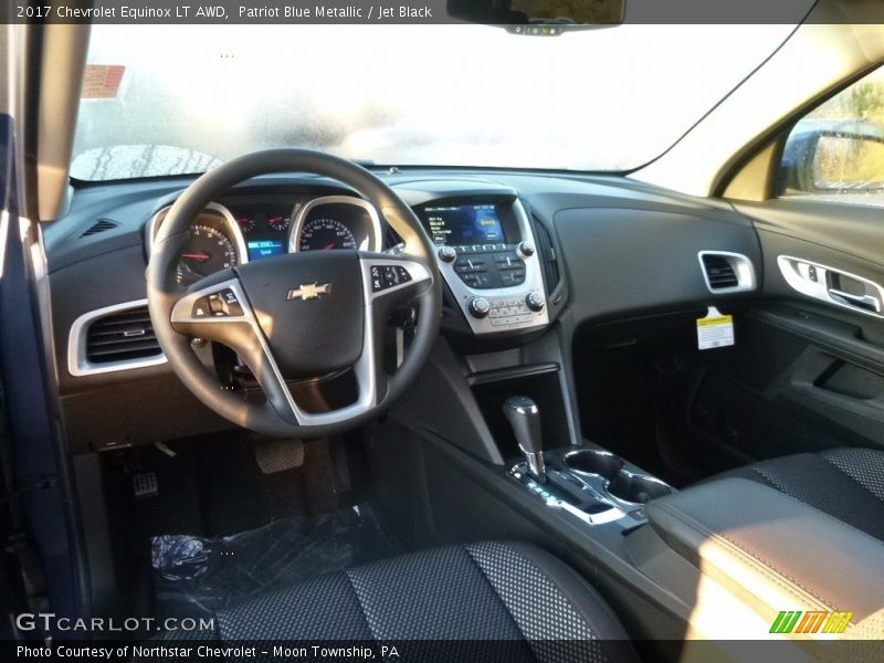 Patriot Blue Metallic / Jet Black 2017 Chevrolet Equinox LT AWD