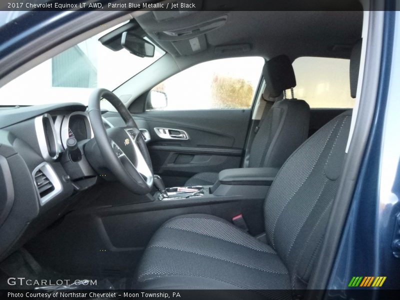 Patriot Blue Metallic / Jet Black 2017 Chevrolet Equinox LT AWD