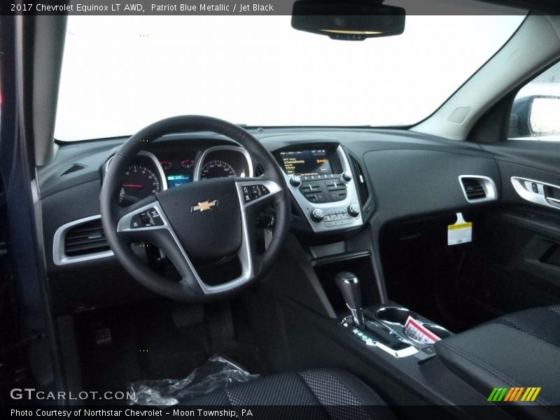 Patriot Blue Metallic / Jet Black 2017 Chevrolet Equinox LT AWD