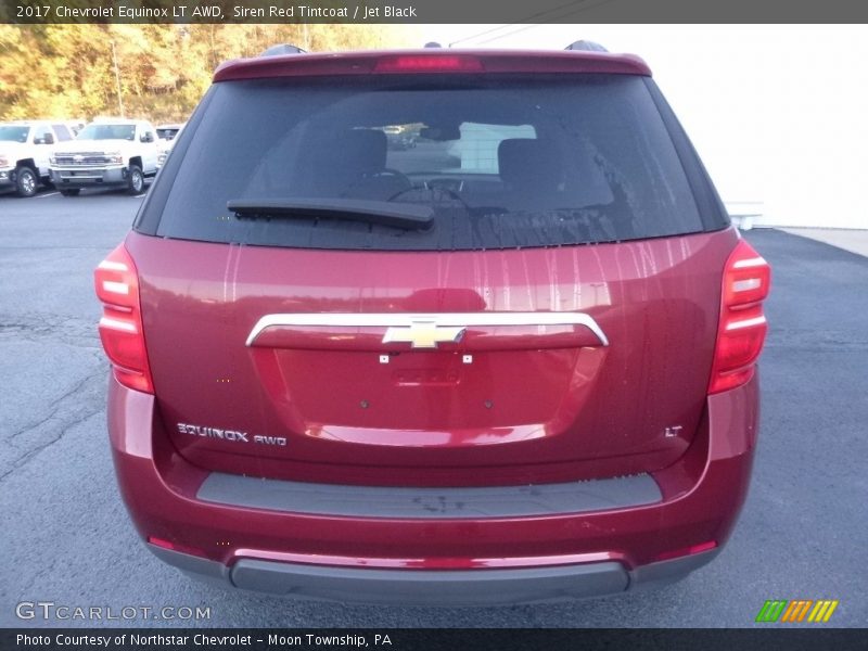 Siren Red Tintcoat / Jet Black 2017 Chevrolet Equinox LT AWD