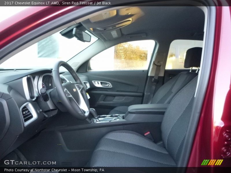 Siren Red Tintcoat / Jet Black 2017 Chevrolet Equinox LT AWD