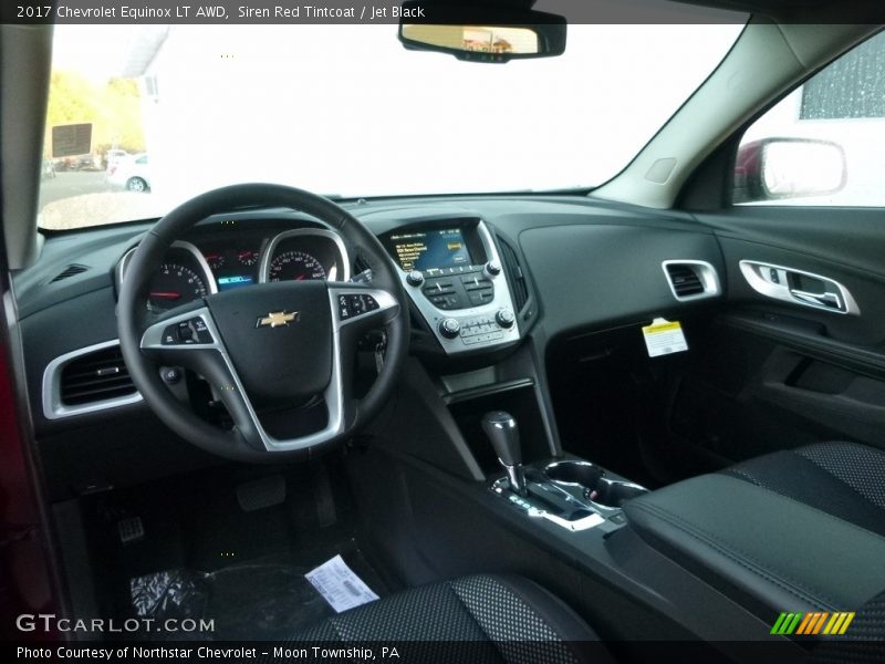 Siren Red Tintcoat / Jet Black 2017 Chevrolet Equinox LT AWD