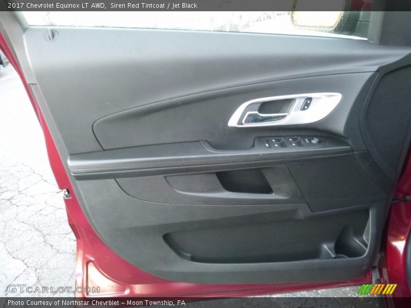 Siren Red Tintcoat / Jet Black 2017 Chevrolet Equinox LT AWD