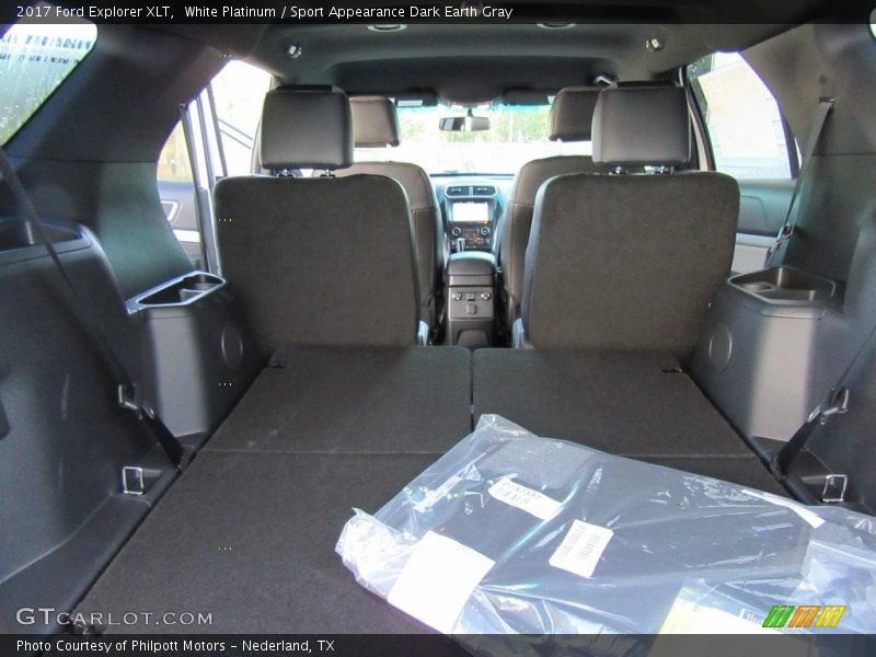 White Platinum / Sport Appearance Dark Earth Gray 2017 Ford Explorer XLT
