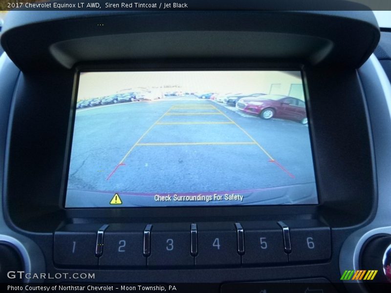 Siren Red Tintcoat / Jet Black 2017 Chevrolet Equinox LT AWD