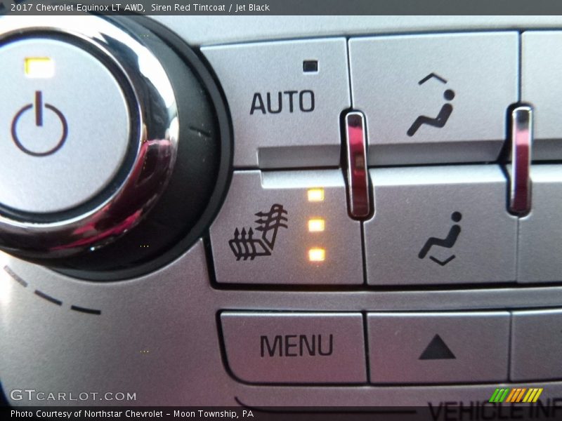 Siren Red Tintcoat / Jet Black 2017 Chevrolet Equinox LT AWD