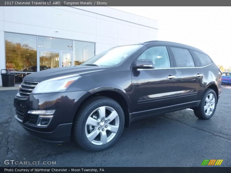 Tungsten Metallic / Ebony 2017 Chevrolet Traverse LT AWD