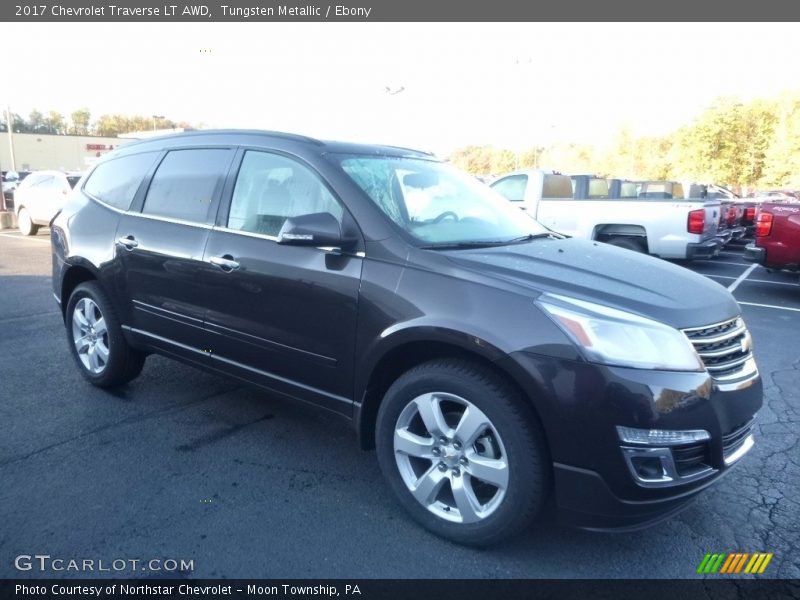 Tungsten Metallic / Ebony 2017 Chevrolet Traverse LT AWD