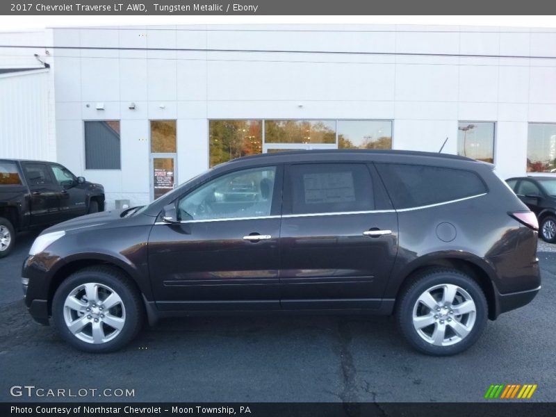 Tungsten Metallic / Ebony 2017 Chevrolet Traverse LT AWD