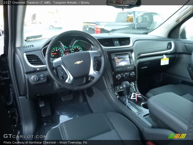 Tungsten Metallic / Ebony 2017 Chevrolet Traverse LT AWD