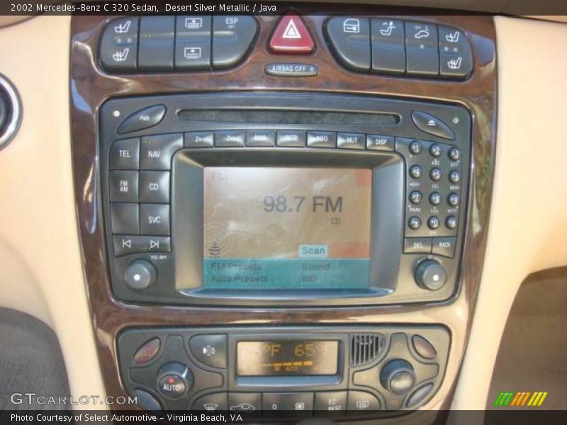 Desert Silver Metallic / Java 2002 Mercedes-Benz C 320 Sedan