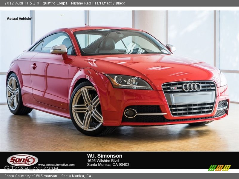 Misano Red Pearl Effect / Black 2012 Audi TT S 2.0T quattro Coupe