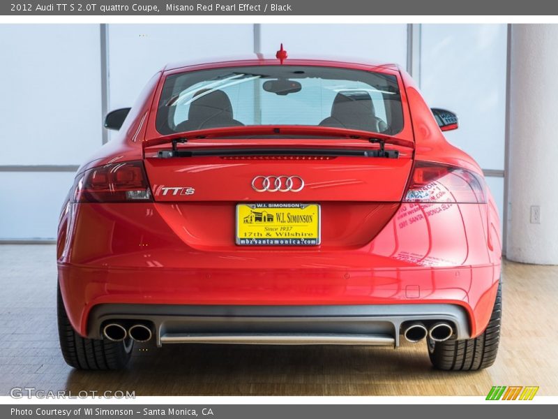 Misano Red Pearl Effect / Black 2012 Audi TT S 2.0T quattro Coupe