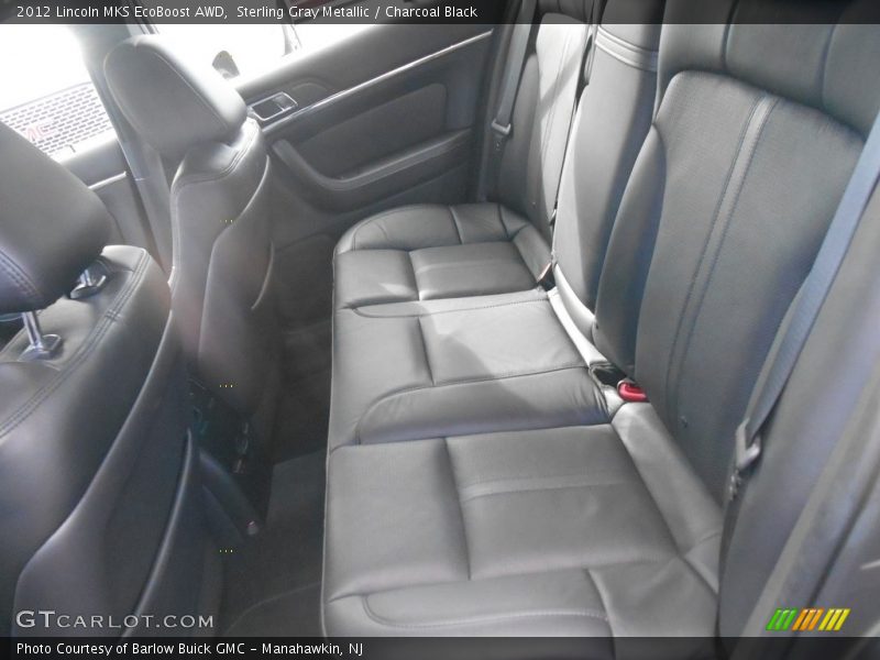 Sterling Gray Metallic / Charcoal Black 2012 Lincoln MKS EcoBoost AWD