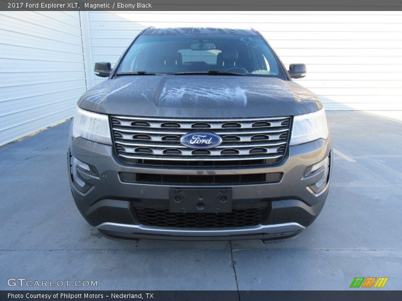 Magnetic / Ebony Black 2017 Ford Explorer XLT