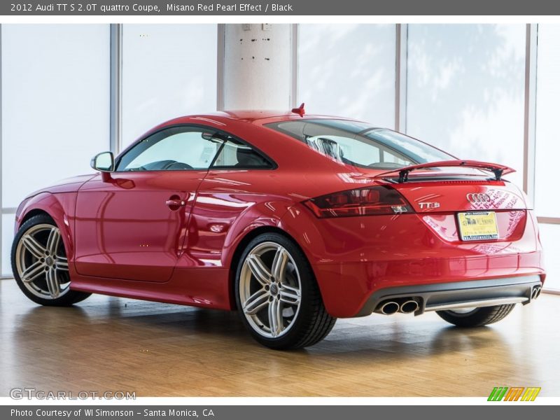 Misano Red Pearl Effect / Black 2012 Audi TT S 2.0T quattro Coupe
