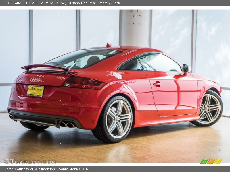 Misano Red Pearl Effect / Black 2012 Audi TT S 2.0T quattro Coupe