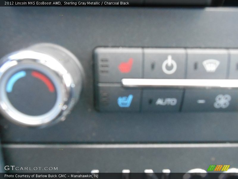 Sterling Gray Metallic / Charcoal Black 2012 Lincoln MKS EcoBoost AWD