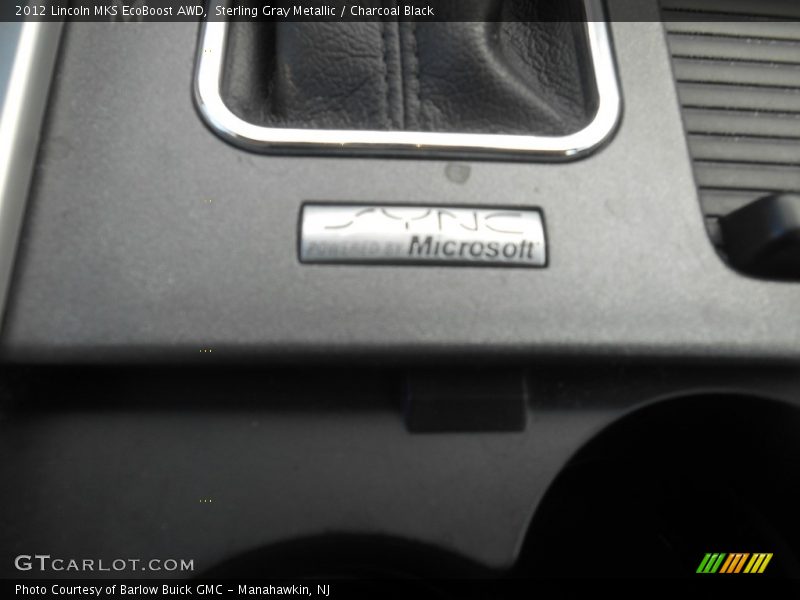 Sterling Gray Metallic / Charcoal Black 2012 Lincoln MKS EcoBoost AWD
