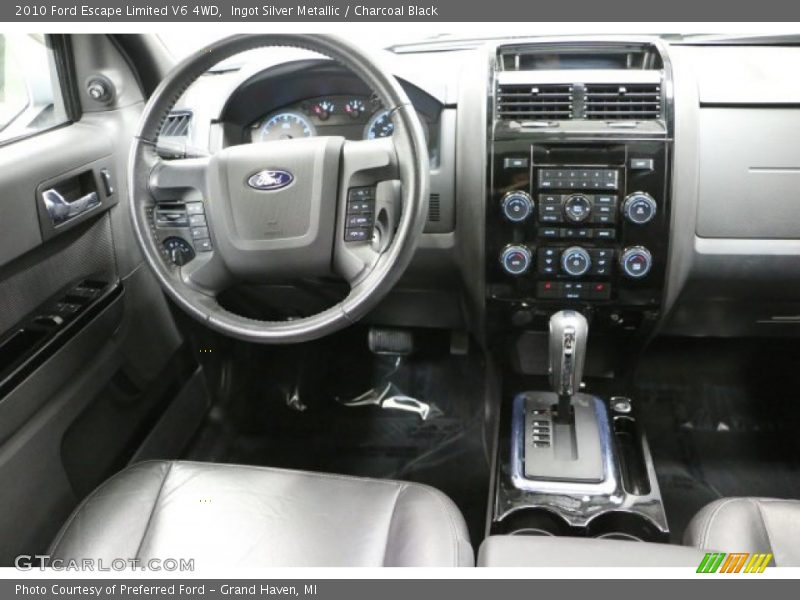 Ingot Silver Metallic / Charcoal Black 2010 Ford Escape Limited V6 4WD
