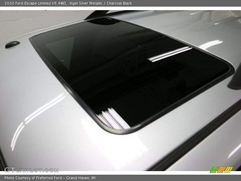 Ingot Silver Metallic / Charcoal Black 2010 Ford Escape Limited V6 4WD