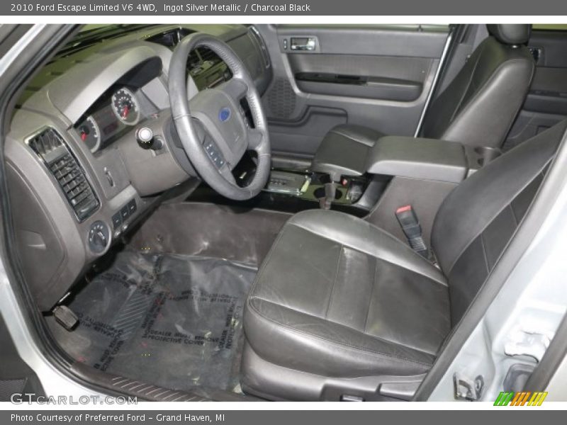 Ingot Silver Metallic / Charcoal Black 2010 Ford Escape Limited V6 4WD