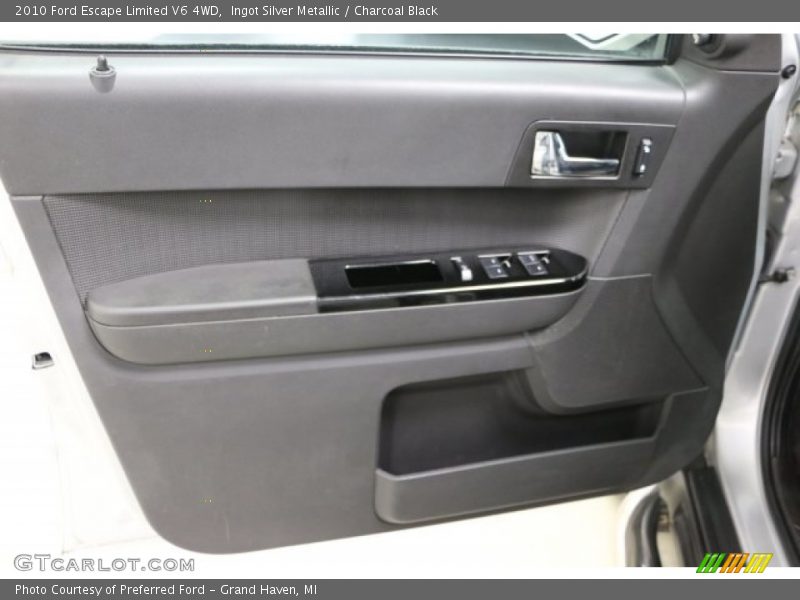 Ingot Silver Metallic / Charcoal Black 2010 Ford Escape Limited V6 4WD