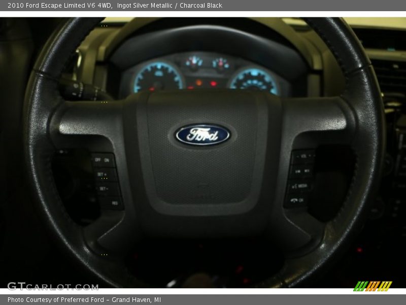 Ingot Silver Metallic / Charcoal Black 2010 Ford Escape Limited V6 4WD