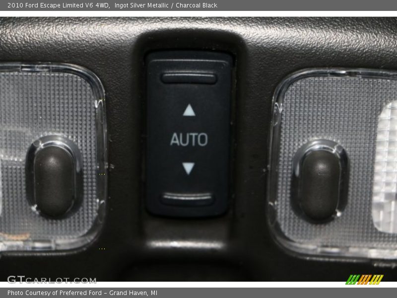 Ingot Silver Metallic / Charcoal Black 2010 Ford Escape Limited V6 4WD