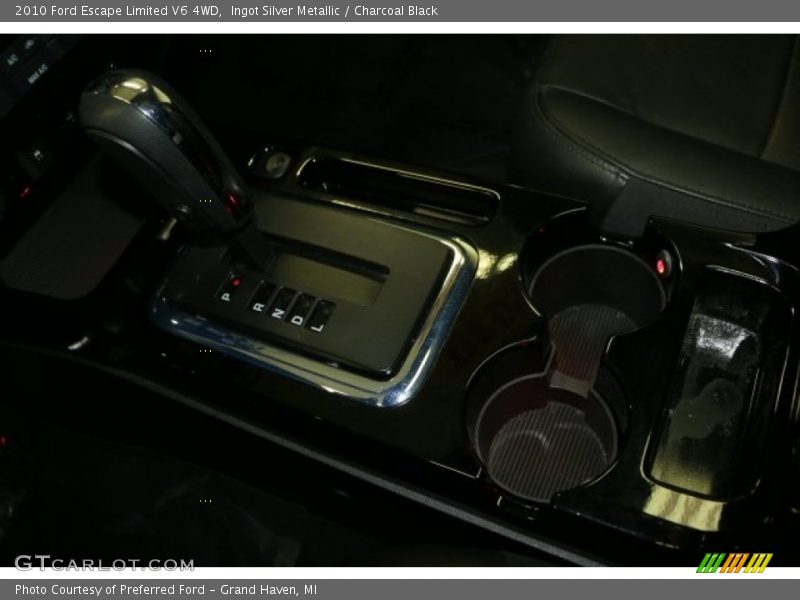 Ingot Silver Metallic / Charcoal Black 2010 Ford Escape Limited V6 4WD