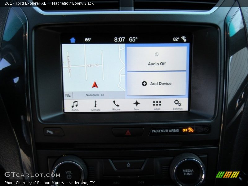 Magnetic / Ebony Black 2017 Ford Explorer XLT