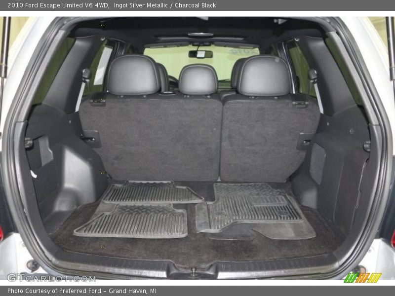 Ingot Silver Metallic / Charcoal Black 2010 Ford Escape Limited V6 4WD
