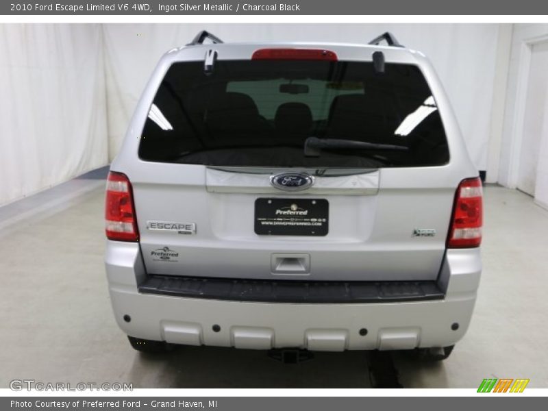 Ingot Silver Metallic / Charcoal Black 2010 Ford Escape Limited V6 4WD