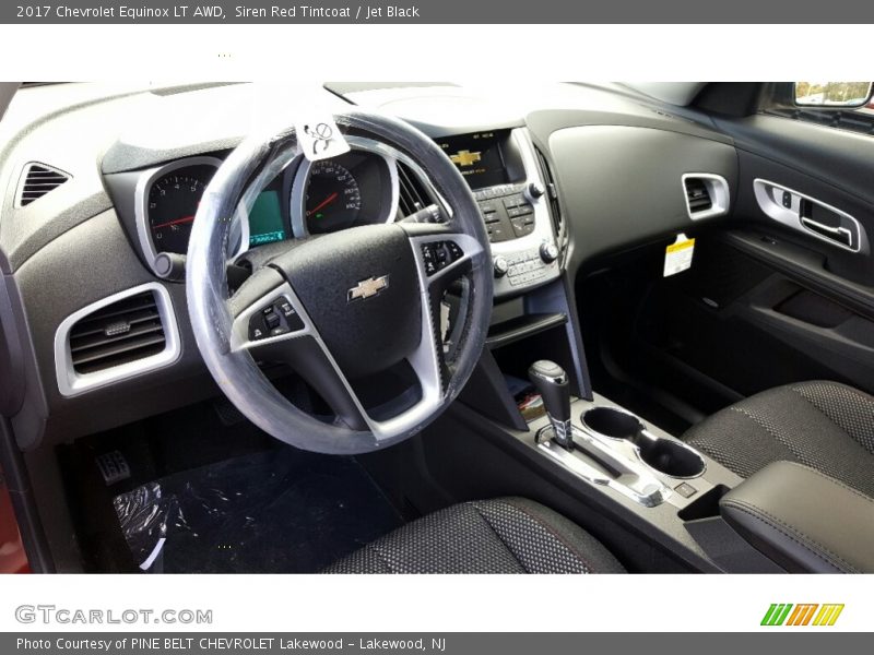 Siren Red Tintcoat / Jet Black 2017 Chevrolet Equinox LT AWD