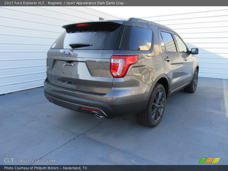 Magnetic / Sport Appearance Dark Earth Gray 2017 Ford Explorer XLT