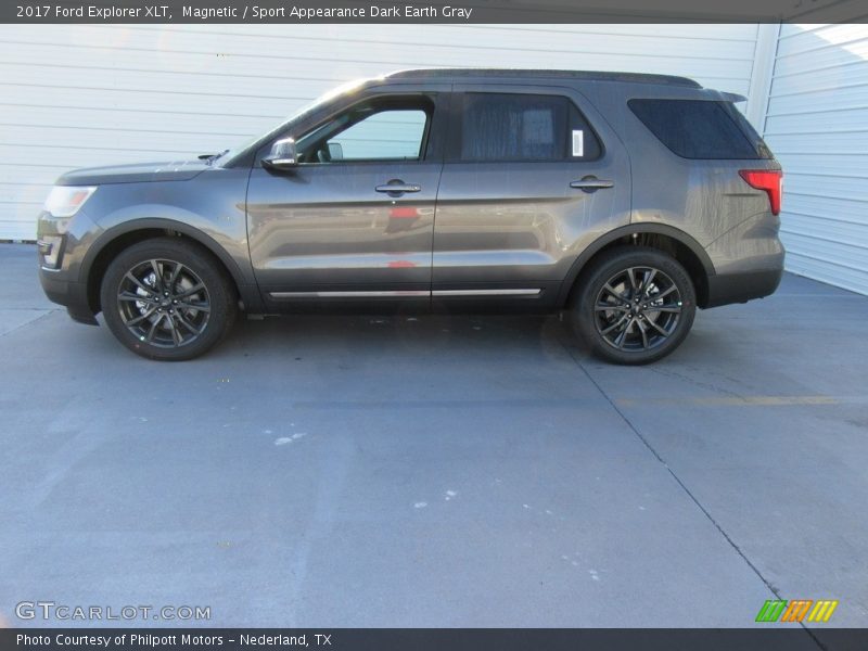 Magnetic / Sport Appearance Dark Earth Gray 2017 Ford Explorer XLT