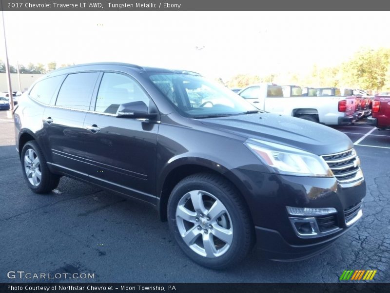 Tungsten Metallic / Ebony 2017 Chevrolet Traverse LT AWD