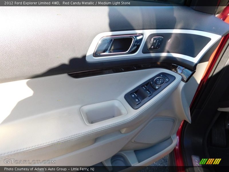Red Candy Metallic / Medium Light Stone 2012 Ford Explorer Limited 4WD