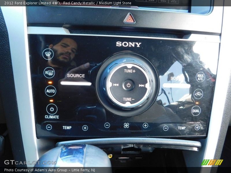 Red Candy Metallic / Medium Light Stone 2012 Ford Explorer Limited 4WD